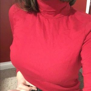 Croft&Barrow Red turtleneck